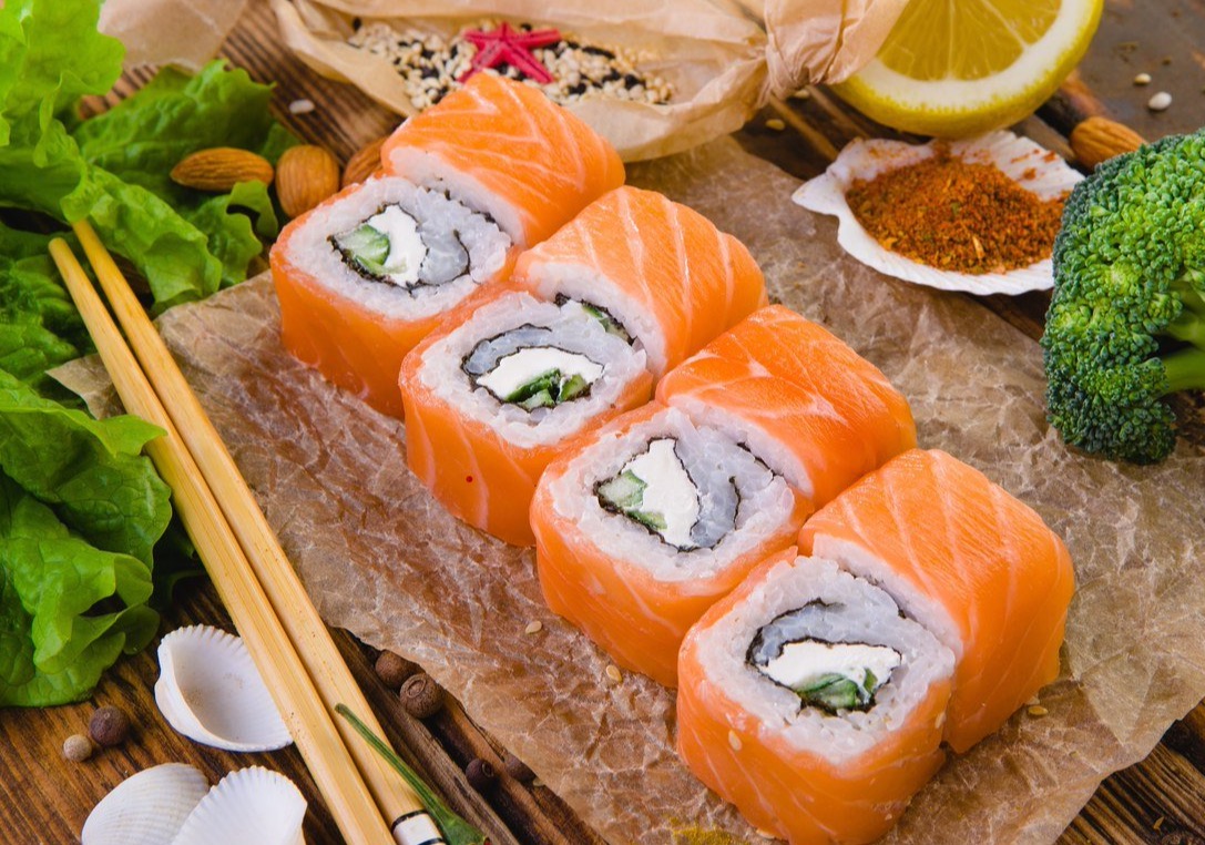 Скидка до 35% на суши и роллы